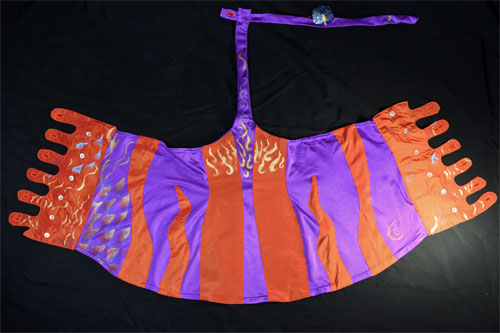 Aphrodite's belt laid out flat