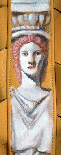 A more severe looking caryatid